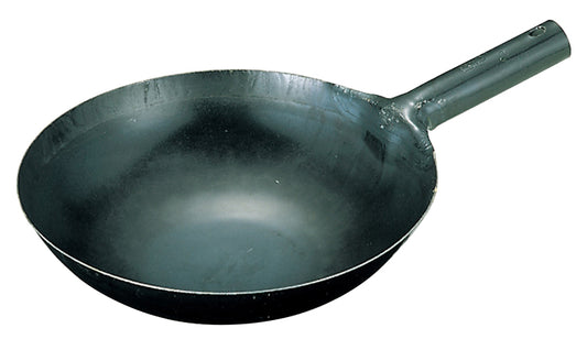 Yamada Hammered Iron 1Handle Chinese Wok