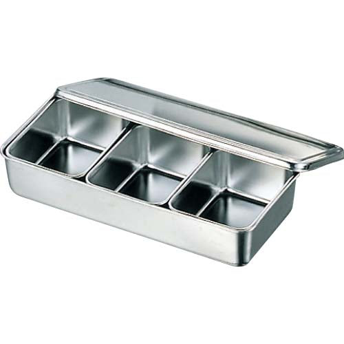 EBM Stainless Steel Yakumi Pan Condiment Dispenser