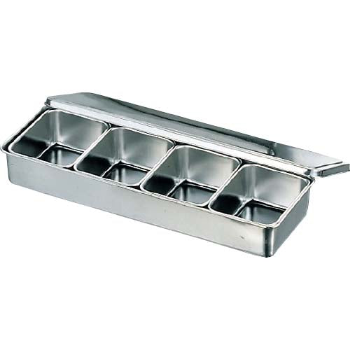 EBM Stainless Steel Yakumi Pan Condiment Dispenser