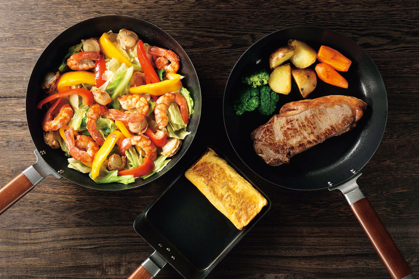 Nitriding frying pan
