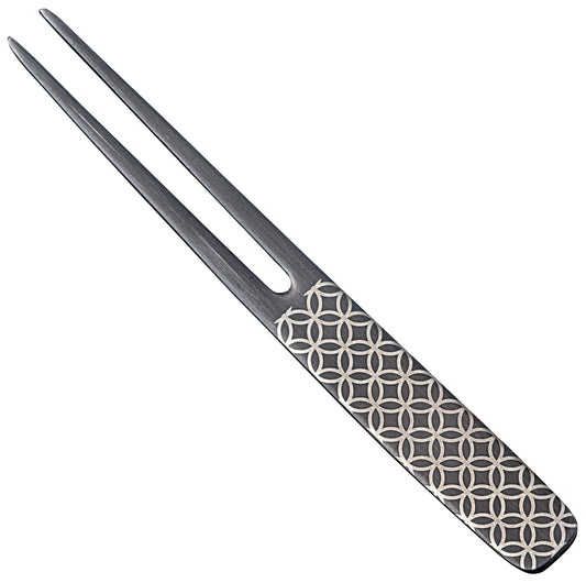 Stainless Steel Black Oxide Finish Pick Fork KANZASHI