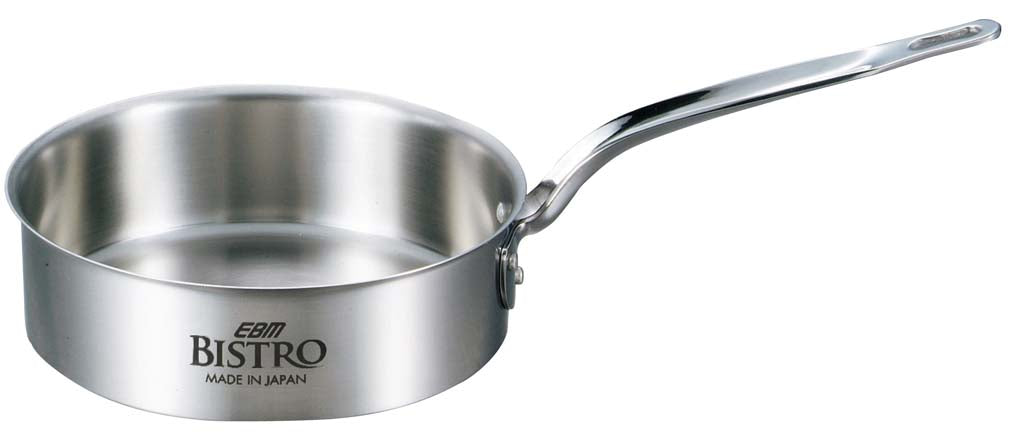 EBM Bistro 3-ply Clad Steel Saute Pan