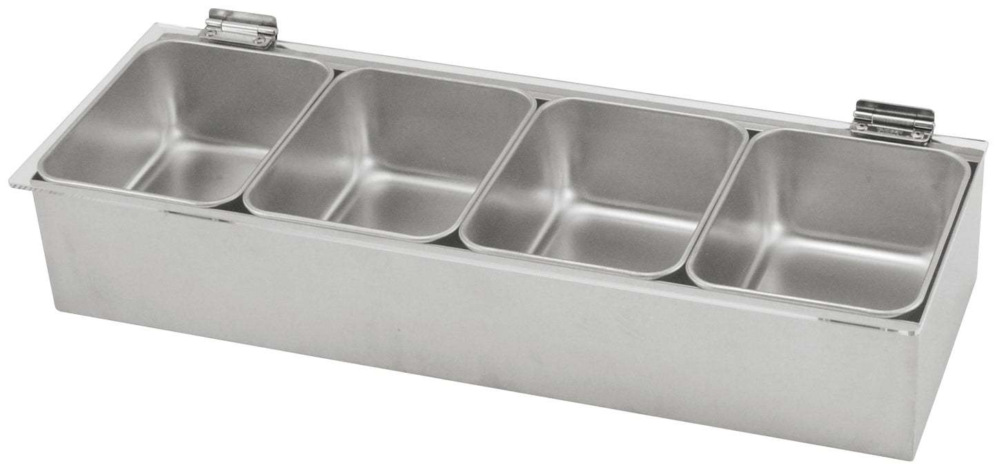 EBM Stainless Steel Yakumi Pan 4 Inserts with Hinge Cover
