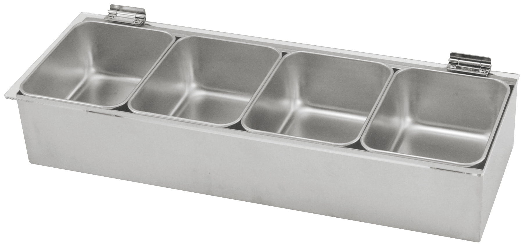 EBM Stainless Steel Yakumi Pan 4 Inserts with Hinge Cover