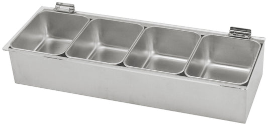 EBM Stainless Steel Yakumi Pan 4 Inserts with Hinge Cover