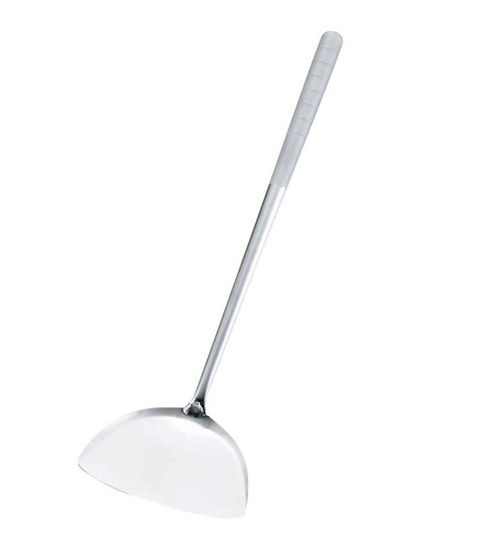 EBM All-Stainless-Steel Chinese Spatula with Blasting Handle
