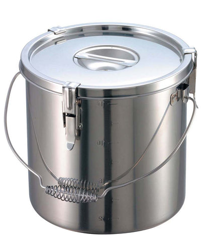 EBM Stainless Steel Stock Pot with Locking Lid