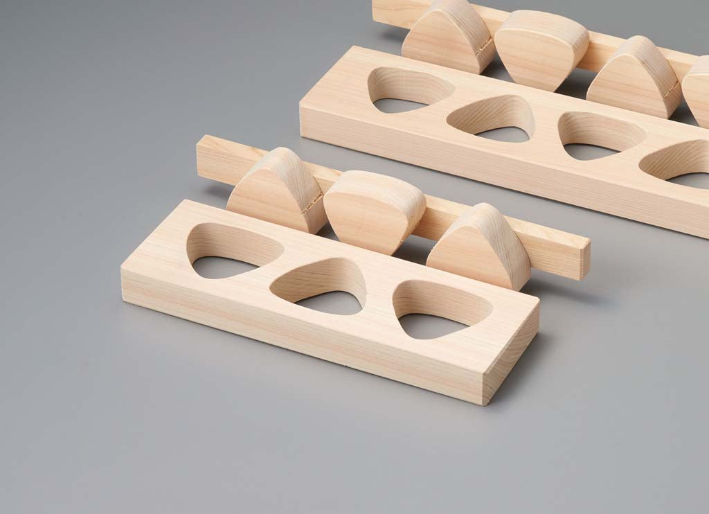 Hinoki Wooden Onigiri (Rice Ball) Mold with Press Lid