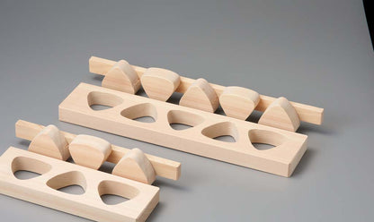 Hinoki Wooden Onigiri (Rice Ball) Mold with Press Lid
