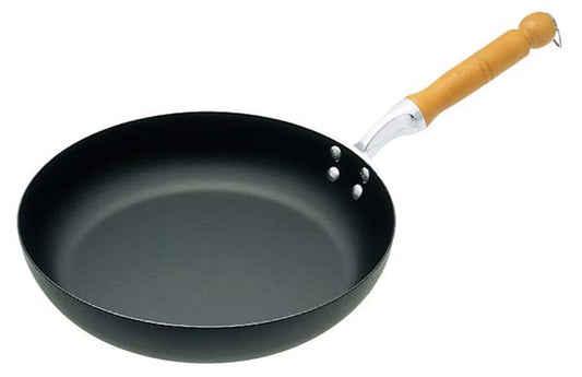 Iron Wooden Handle Fry Pan