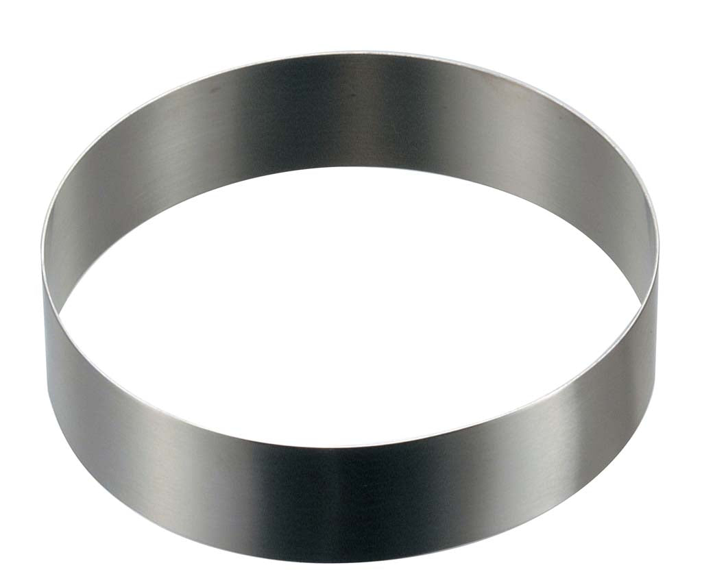Patissiere Stainless-Steel Cake/Tart Ring Round
