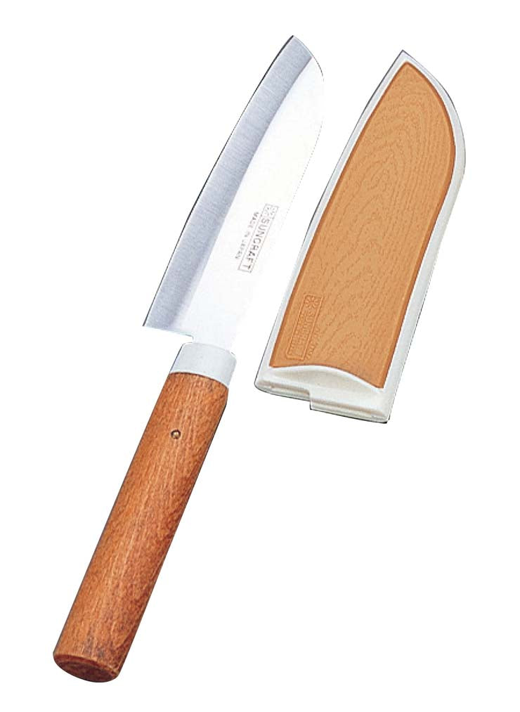 Fruit Knife (Santoku-type) with Plastic Case No.421 105mm