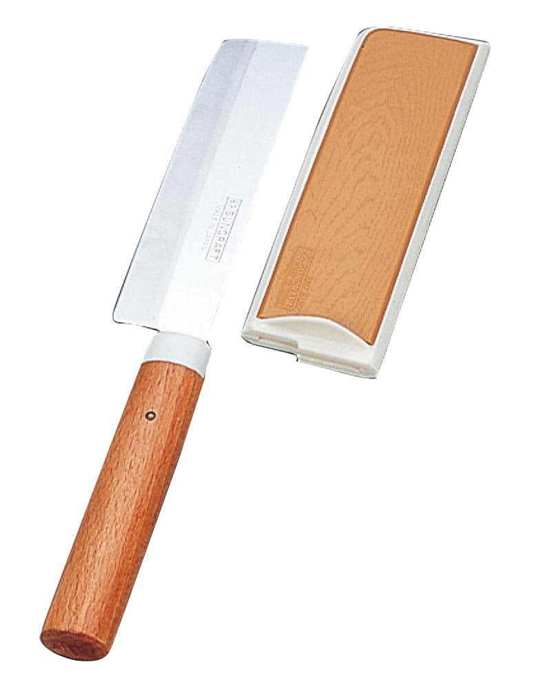 Fruit Knife (Square-type) with Plastic Case No.422 105mm