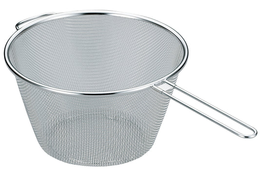 Stainless-Steel Rasutexia Boil Strainer with Stand (14mesh) 25cm L-0840