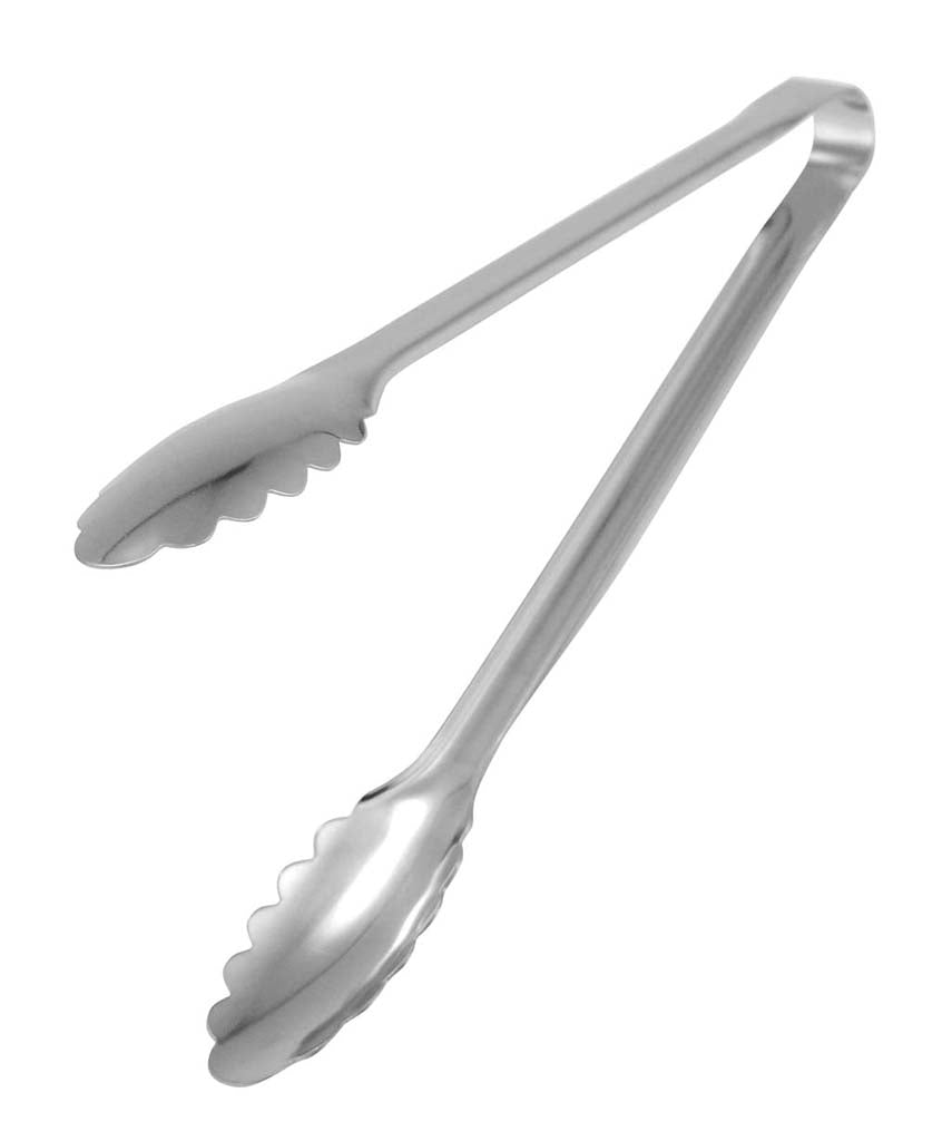 EBM Stainless-Steel Prevent Contamination Springless Utility Tongs