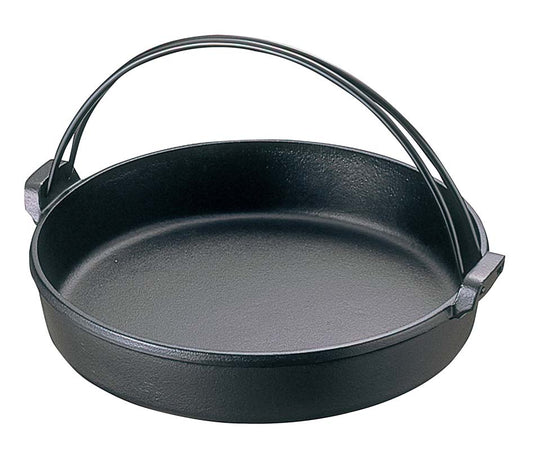 Nambu Ironware Cast Iron Sukiyaki Pot with Handle