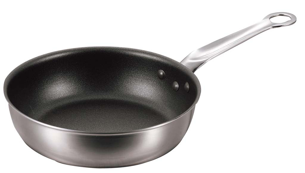 EBM 2-ply Clad (Aluminum/Stainless-Steel) Frying Pan(deep)