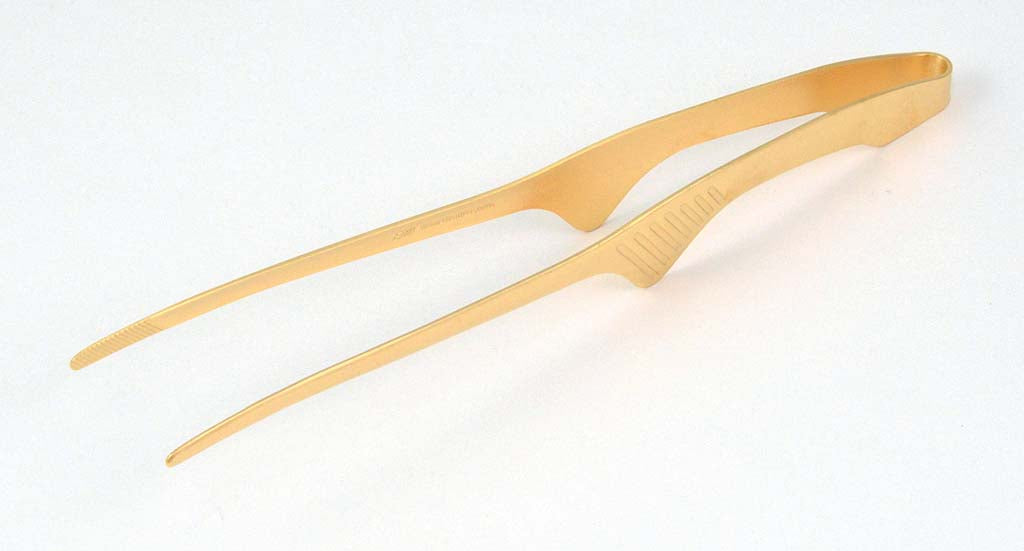 EBM Stainless-Steel Chopstick Tongs Economy Type gold plated 240mm