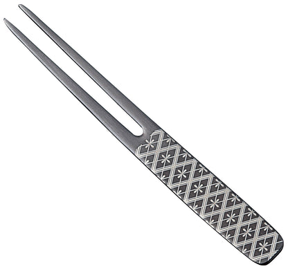 Stainless Steel Black Oxide Finish Pick Fork KANZASHI