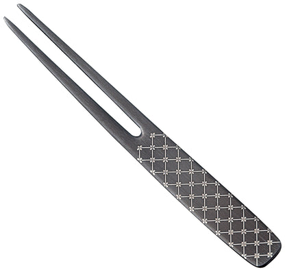 Stainless Steel Black Oxide Finish Pick Fork KANZASHI
