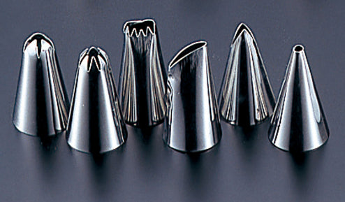 QueenRose Stainless-Steel Piping Tip 6pcs Set for Pastry Bag No.301