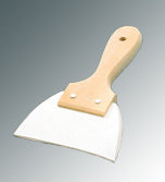 Rubber Scraper with Wooden Handle