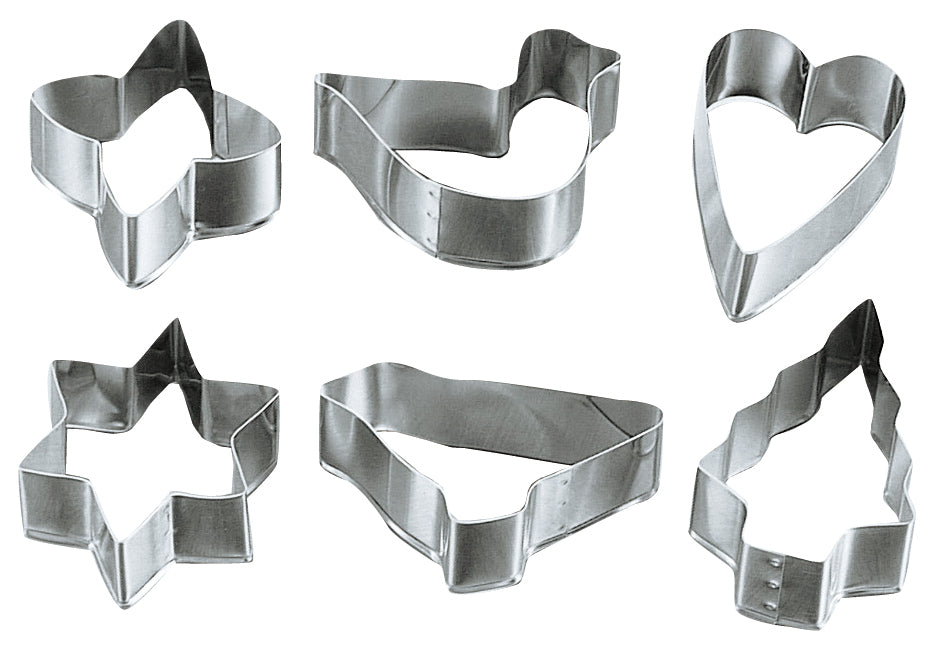 Stainless-Steel Cookie Cutter 6pcs set No.140