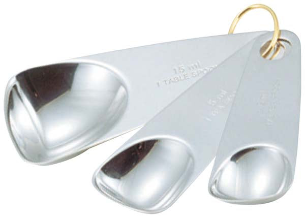 GS Stainless-Steel ChefLand Measuring Spoon 3pcs (02-337)