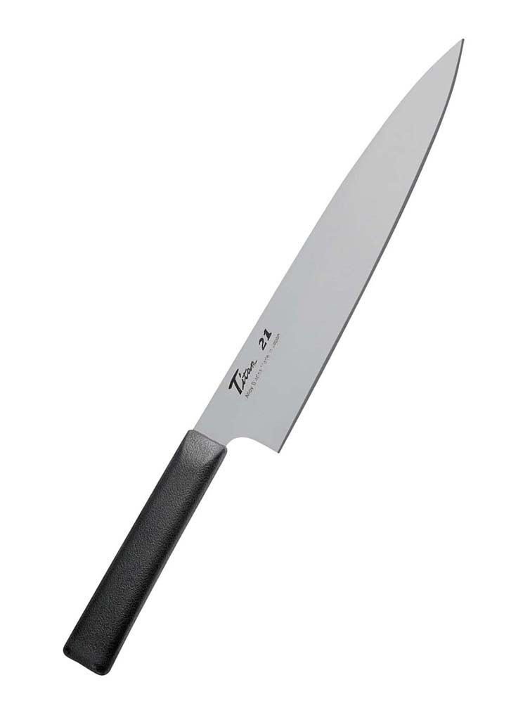 Hybrid Silver Titanium Gyuto Knife HF-22 21cm