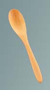 Plain Wood Spoon Fork