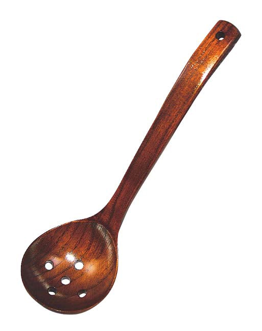 Lacquer Wooden Perforated Ladle S