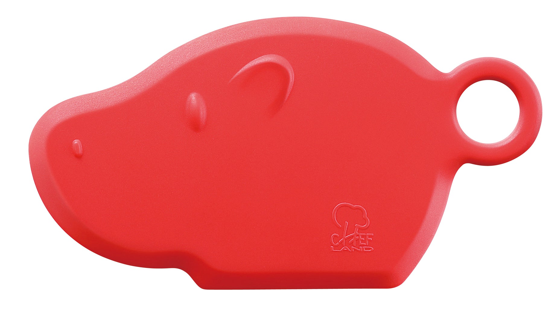 Silicone Scraper red (hippopotamus) 087-1003